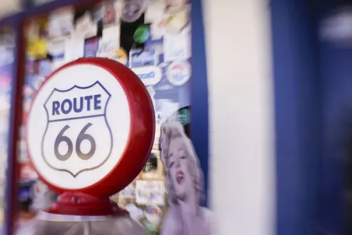 Framed Print : Seligman, Arizona, United States. Route 66. Artistic blur Framed Print : Seligman, Arizona, United States. Route 66. Artistic blur