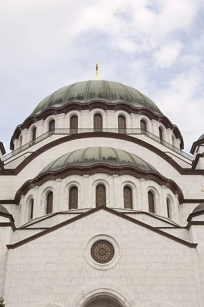 Serbia, Belgrade. St. Save Temple (aka Hram Svetog Save) largest Serbian Orthodox