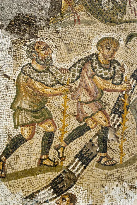 Framed Print : The servants, Mosaic, New House Of Hunt, Bulla Regia Archaeological Site, Tunisia Framed Print : The servants, Mosaic, New House Of Hunt, Bulla Regia Archaeological Site, Tunisia