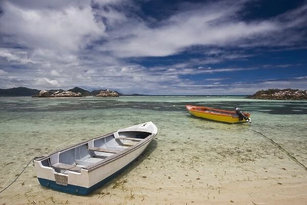 Seychelles, La Digue Island, La Passe, La Passe waterfront