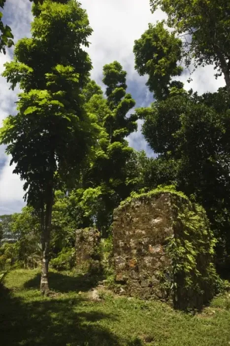 Framed Print : Seychelles, Mahe Island, Morne Seychellois National Park, ruins of colonial mission Framed Print : Seychelles, Mahe Island, Morne Seychellois National Park, ruins of colonial mission