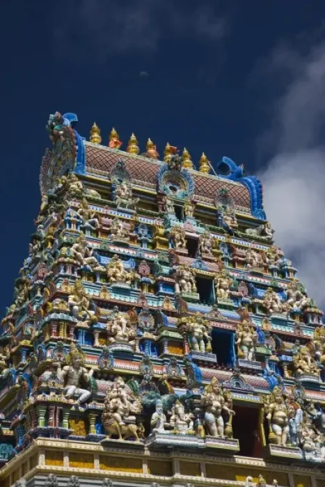 Framed Print : Seychelles, Mahe Island, Victoria, Hindu Temple Framed Print : Seychelles, Mahe Island, Victoria, Hindu Temple