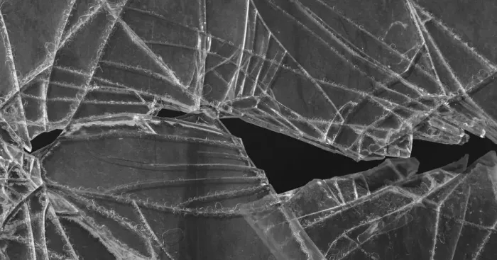 Framed Print : Shattered glass abstract Framed Print : Shattered glass abstract