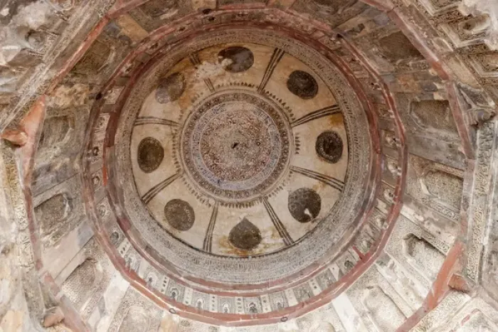 Framed Print : Sheesh Gumbad. Lodi Garden. Ceiling. Delhi. Rajasthan. India