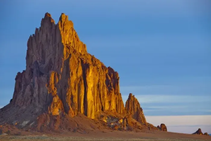 Framed Print : Shiprock mountain at dawn near Shiprock New Mexico Framed Print : Shiprock mountain at dawn near Shiprock New Mexico