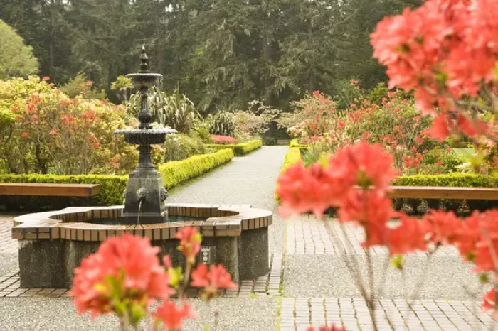Framed Print : Shore Acres Botanical Gardens near Coos Bay Oregon