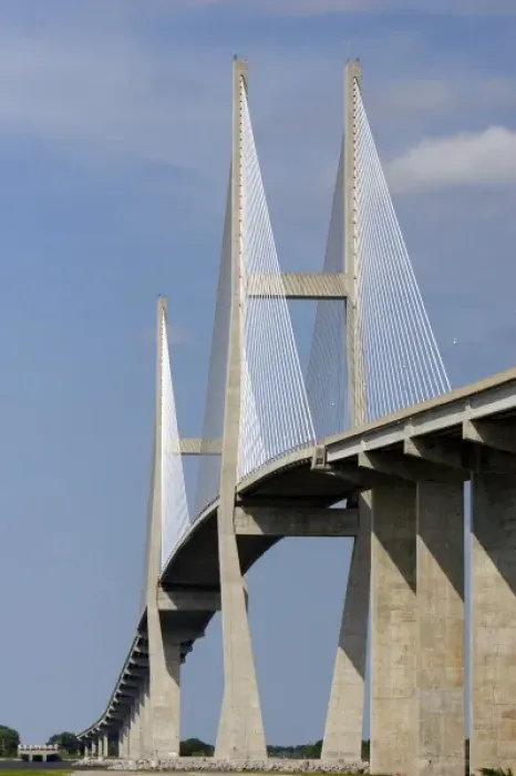 Framed Print : The Sidney Lanier Bridge at Brunswick, Georgia Framed Print : The Sidney Lanier Bridge at Brunswick, Georgia