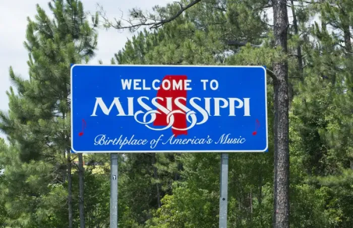 Framed Print : Sign for Welcome to Mississippi Birthplace of American Music Framed Print : Sign for Welcome to Mississippi Birthplace of American Music
