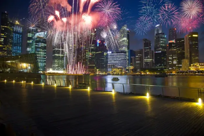 Framed Print : Singapore. Fireworks in downtown area. Credit as: Jim Zuckerman / Jaynes Gallery / DanitaDelimont Framed Print : Singapore. Fireworks in downtown area. Credit as: Jim Zuckerman / Jaynes Gallery / DanitaDelimont