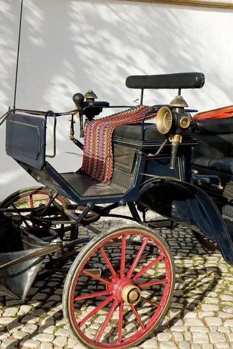 Framed Print : Sintra, Portugal. Antique horse carriage