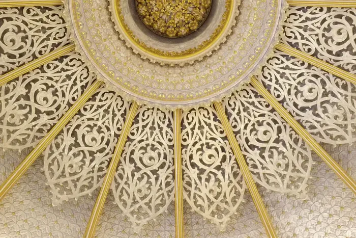 Framed Print : Sintra, Portugal. Monserrate Palace interior. Ceiling detail Framed Print : Sintra, Portugal. Monserrate Palace interior. Ceiling detail