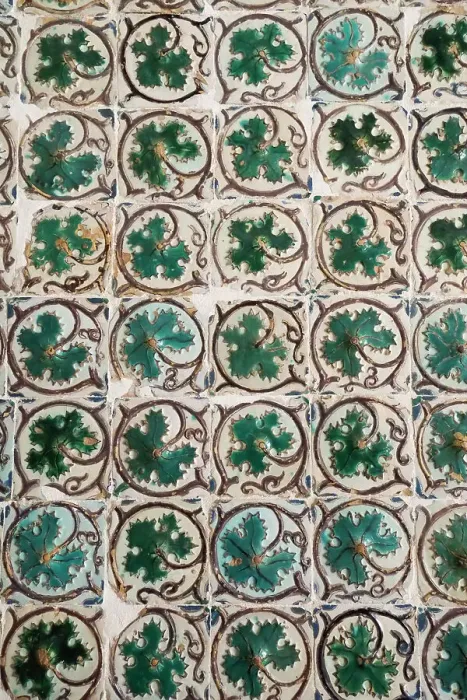 Framed Print : Sintra, Portugal. Old Portuguese tiles with Moorish influence