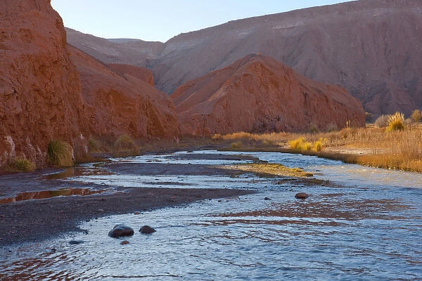 The site of the river crossing from San Pedro de Atacama to Catarpe in the Atacama desert