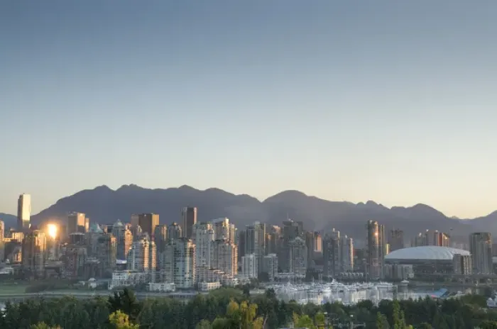 Framed Print : Skyline of Vancouver, BC, Canada Framed Print : Skyline of Vancouver, BC, Canada