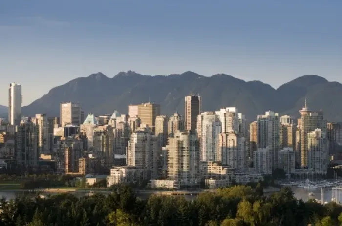 Framed Print : Skyline of Vancouver, BC, Canada Framed Print : Skyline of Vancouver, BC, Canada