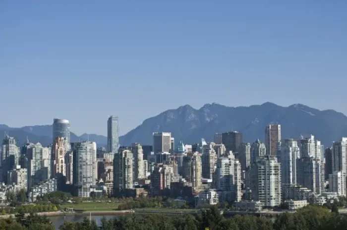 Framed Print : Skyline of Vancouver, BC, Canada Framed Print : Skyline of Vancouver, BC, Canada