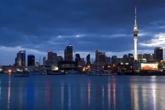 Framed Print : Skytower and Auckland Central Business District at Dawn, St Marys Bay, Auckland, North Island, New Zealand Framed Print : Skytower and Auckland Central Business District at Dawn, St Marys Bay, Auckland, North Island, New Zealand