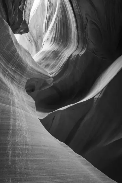 Framed Print : Slickrock formations in lower Antelope Canyon, Navajo Indian Reservation, Arizona, USA
