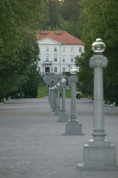 SLOVENIA-Ljubljana (Slovenian Capital): Tivoli Castle  /  Tivoli Park