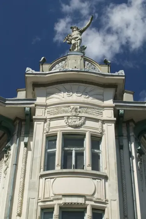 Framed Print : SLOVENIA-Ljubljana: Urbanc Building (b. 1903) Detail Framed Print : SLOVENIA-Ljubljana: Urbanc Building (b. 1903) Detail