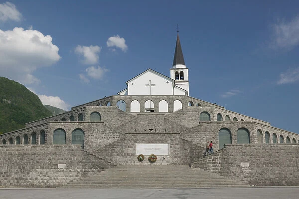SLOVENIA-PRIMORSKA-Kobarid: Italian Charnel House Ossuary from WW1 Containing