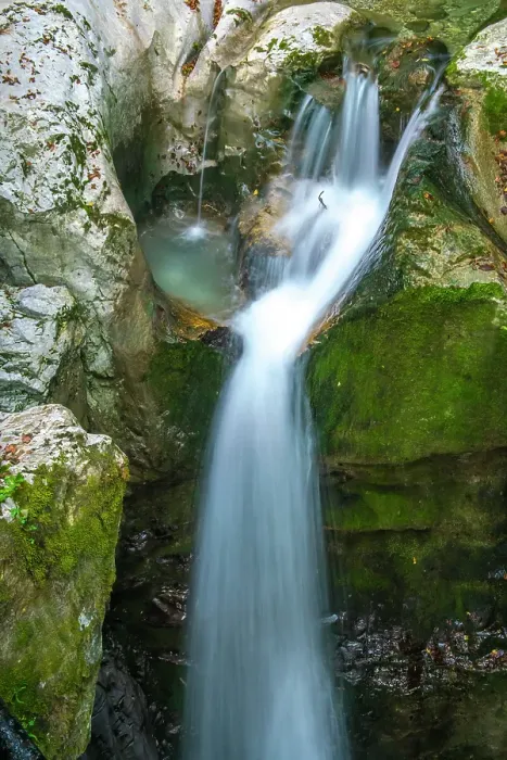 Framed Print : Slovenia, Soca River Valley. Close-up of Kozjak Brook cascade. ©Cathy & Gordon Illg / Jaynes Gallery / DanitaDelimont.com Framed Print : Slovenia, Soca River Valley. Close-up of Kozjak Brook cascade. ©Cathy & Gordon Illg / Jaynes Gallery / DanitaDelimont.com