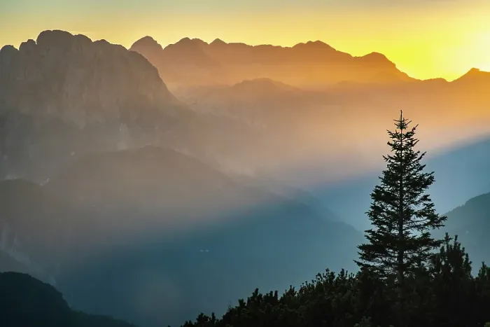 Framed Print : Slovenia, Triglav National Park. Landscape with misty sunset on Julian Alps. ©Cathy & Gordon Illg / Jaynes Gallery / DanitaDelimont.com Framed Print : Slovenia, Triglav National Park. Landscape with misty sunset on Julian Alps. ©Cathy & Gordon Illg / Jaynes Gallery / DanitaDelimont.com