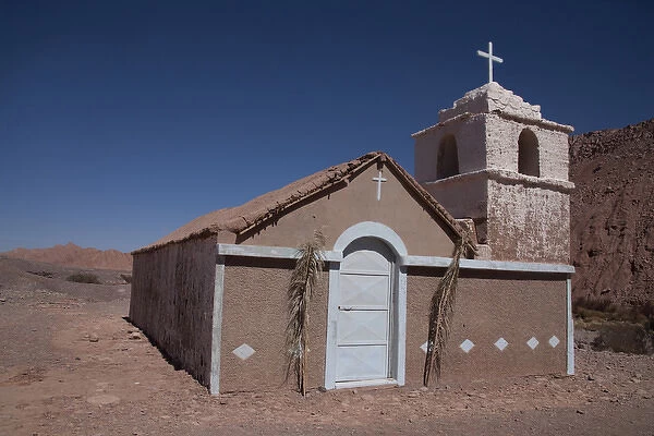 A small, abandoned church outside of San Pedro de Atacama