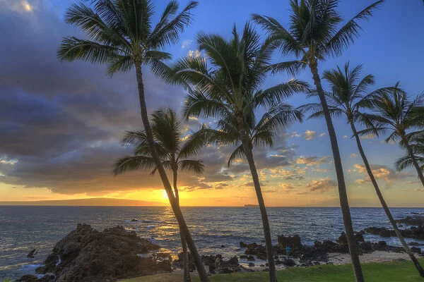 Small beach in Makena area, Maui, Hawaii, USA