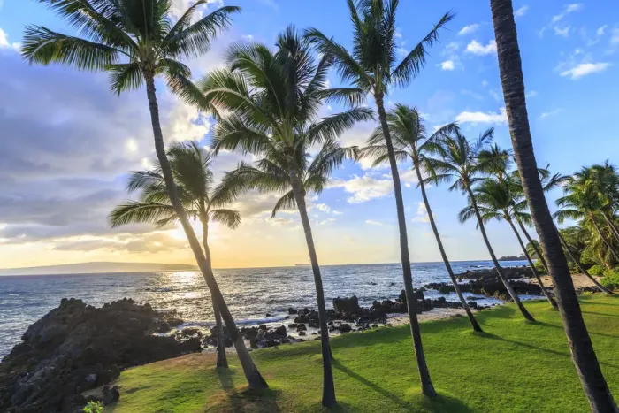 Framed Print : Small beach in Makena area, Maui, Hawaii, USA