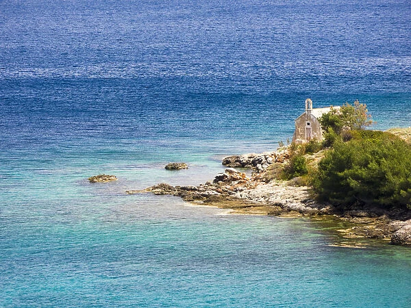 Small chapel by the sea, Hvar Island, Croatia