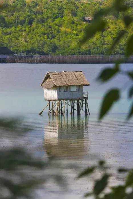 Framed Print : A small fishing house in the water, Bohol Island, Philippines Framed Print : A small fishing house in the water, Bohol Island, Philippines