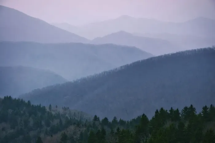 Framed Print : Smoky Mountain View, Tennessee, USA