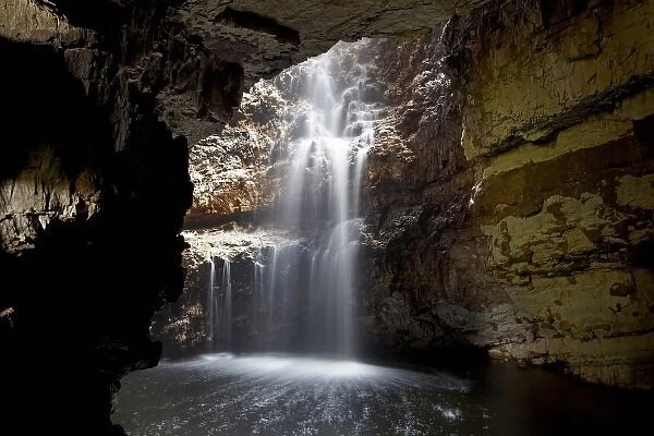 Smoo Cave, Durness, Sutherland, Highlands, Scotland, United Kingdom