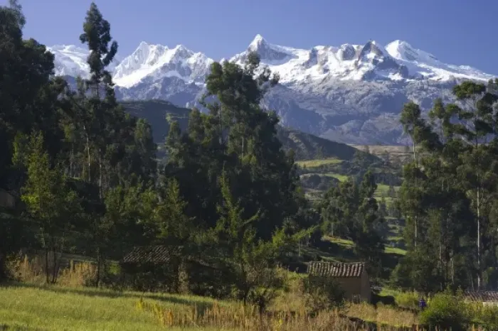 Framed Print : Snow-capped Andes Mountains, Vicos, Peru Framed Print : Snow-capped Andes Mountains, Vicos, Peru