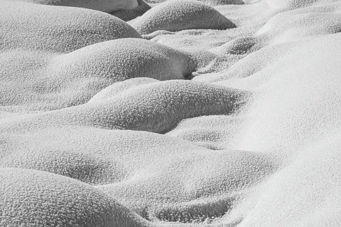 Framed Print : Snow mounds in Yellowstone National Park Framed Print : Snow mounds in Yellowstone National Park