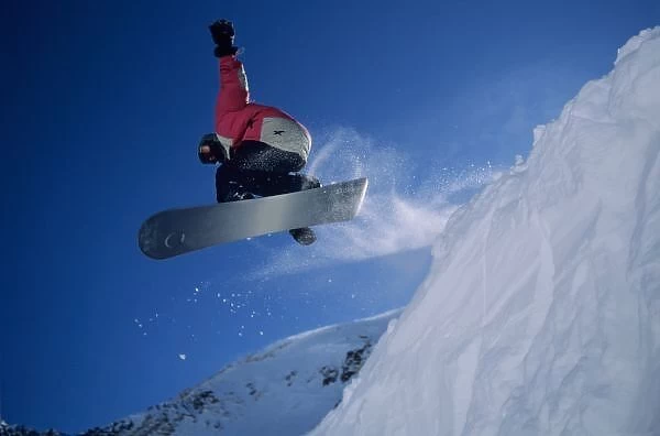 Snowboarding at Snowbird Resort, Utah (MR)