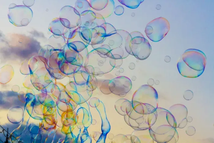 Framed Print : Soap bubbles. Place Bellecour. Lyon, France