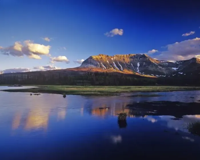 Framed Print : Sofa Mountain Reflects in Beaver Pond in Waterton Lakes National Park in Alberta Canada Framed Print : Sofa Mountain Reflects in Beaver Pond in Waterton Lakes National Park in Alberta Canada