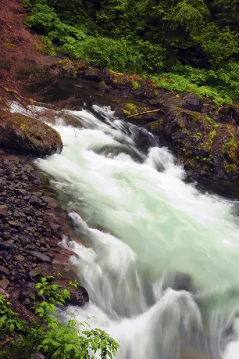 Framed Print : Sol Duc Falls, Olympic National Park, Washington, USA