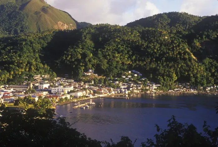 Framed Print : Souffriere, St Lucia, Caribbean Framed Print : Souffriere, St Lucia, Caribbean