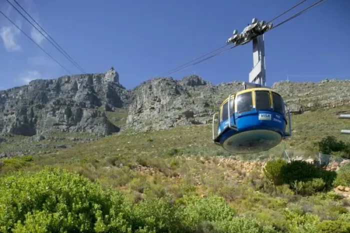 Framed Print : South Africa, Cape Town, Table Mountain National Park, Cable Car to summit of Table Framed Print : South Africa, Cape Town, Table Mountain National Park, Cable Car to summit of Table