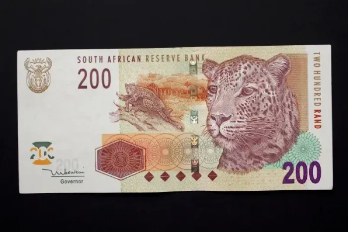 Framed Print : South Africa. Close-up of South African rand paper money Framed Print : South Africa. Close-up of South African rand paper money