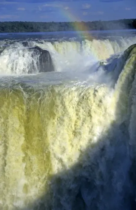 Framed Print : South America, Argentina, Brazil, Iguacu. Iguacu Falls