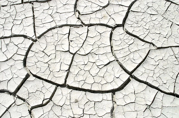 South America Argentina El Calafate Mud Cracks 1