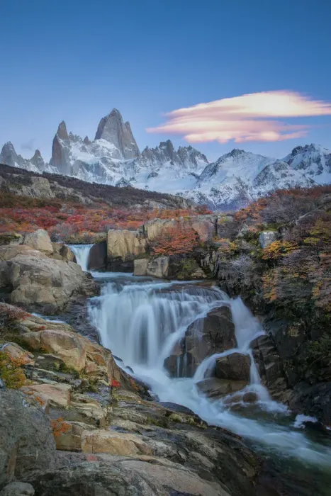Framed Print : South America, Argentina, Glacier National Park. Mt. Fitzroy at sunrise