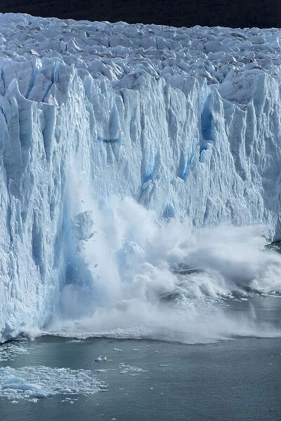 South America, Argentina, Patagonia, El Calafate. Glacial ice on Lake Argentina