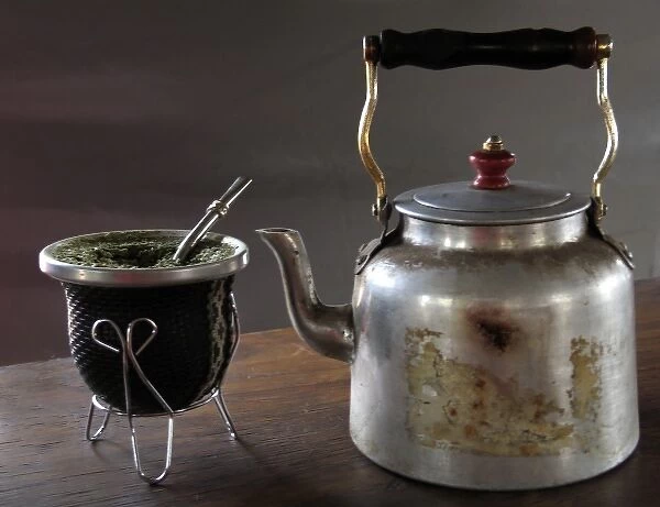 South America, Argentina. Yerba mate is the national drink of Argentina and of the gaucho cowboys