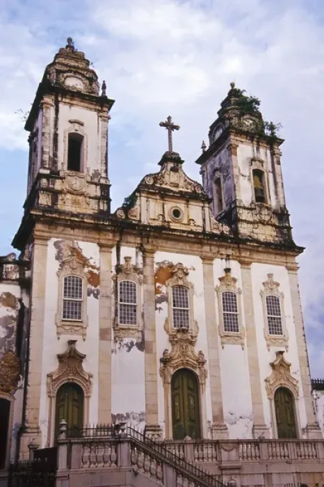 Framed Print : South America, Brazil, Bahia, Salvador, Pelourinho (Historic Center), UNESCO World Heritage Site
