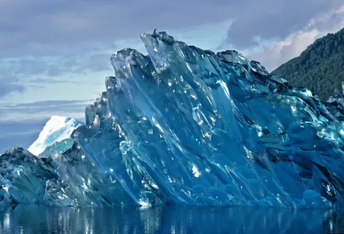 Framed Print : South America, Chile, San Rafael Lagoon NP. Glistening edges of a newly calved iceberg Framed Print : South America, Chile, San Rafael Lagoon NP. Glistening edges of a newly calved iceberg